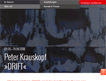 Tablet Screenshot of kunsthaus-kaufbeuren.de